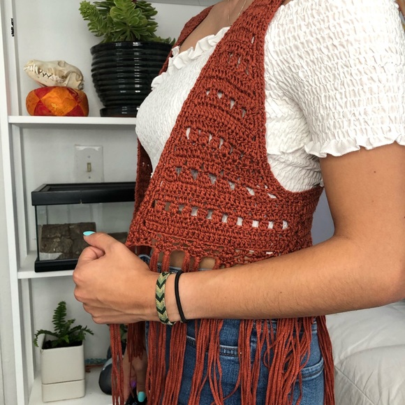 Boho vest (SOLD) - Picture 3 of 3